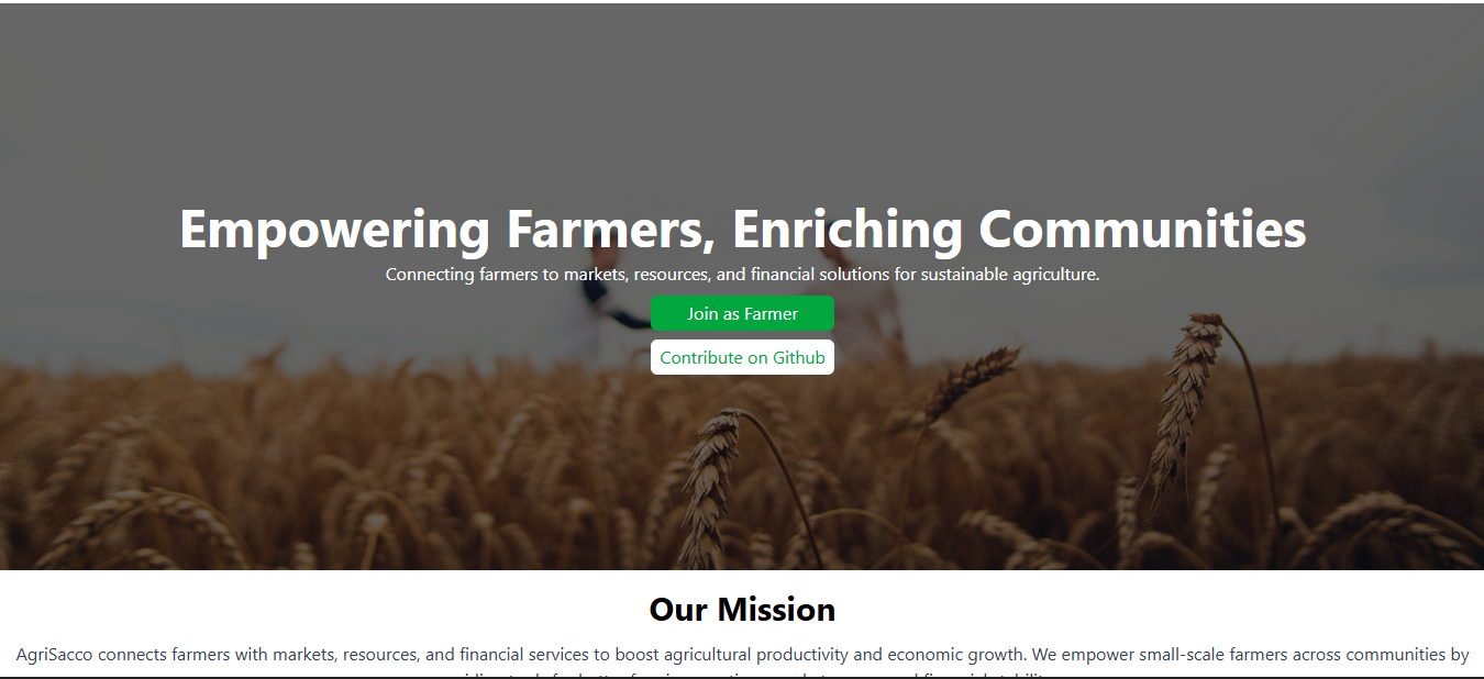 Screenshot of Agri_WebApp